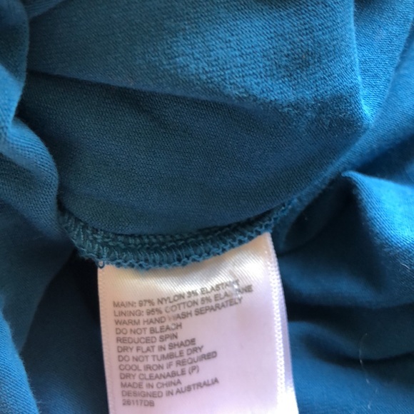 Bardot Ruched Mesh Bodycon Blue Mini Dress S - Picture 12 of 12